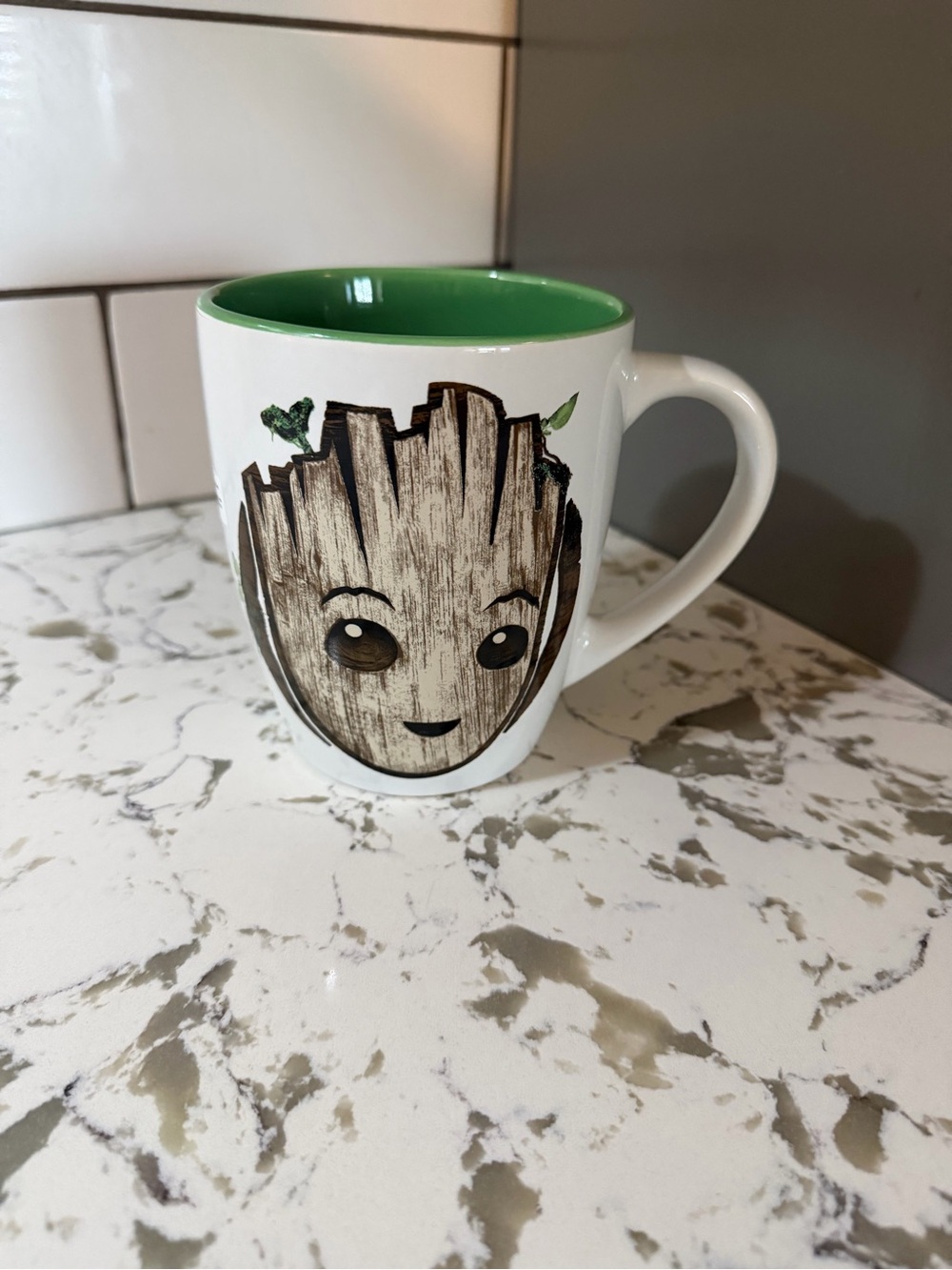 Marvel Groot Ceramic Mug with Green Interior